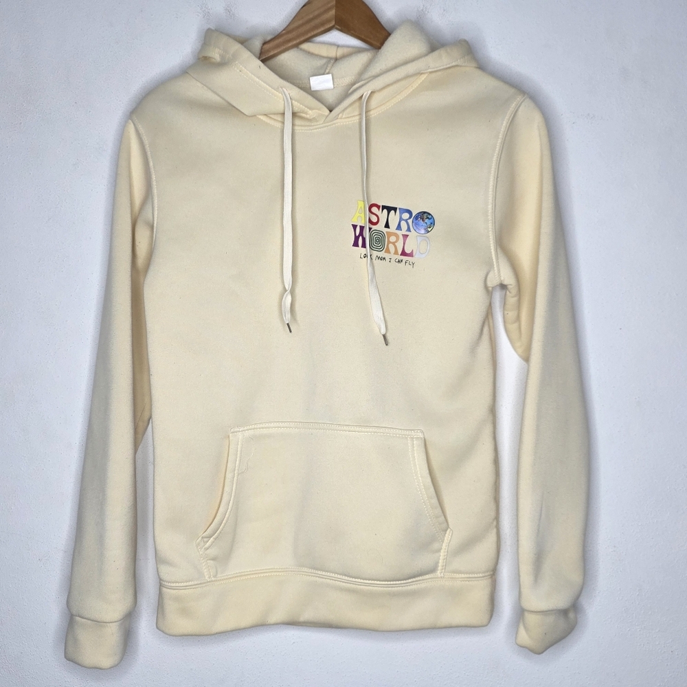 Astroworld Look Mom I Can Fly Merch Pullover‎ Hoodie Women's Medium M